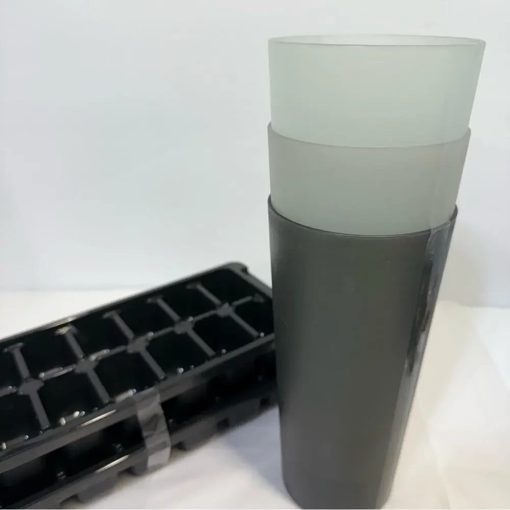 Target 26 oz Tumbler Set of 3 + Ice Cube Trays Kitchen Bundle NWT